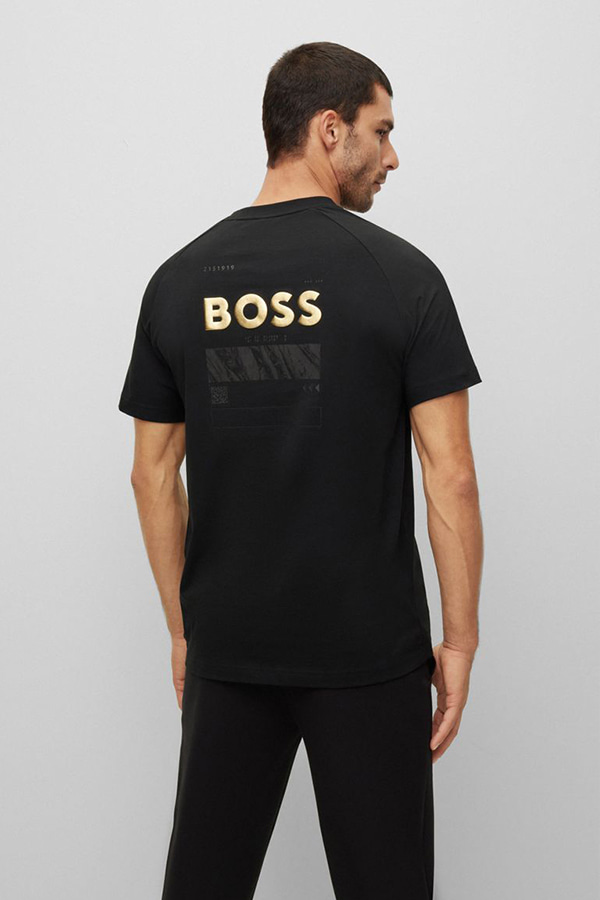T-SHIRT BOSS - 001 BLACK